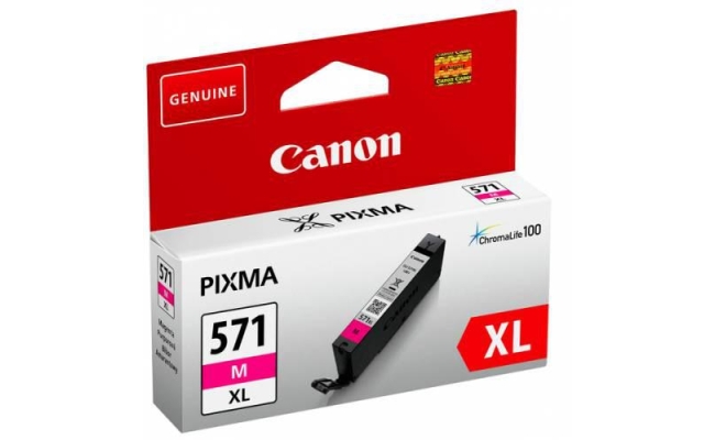 Cartus cerneala Canon CLI-571XL, magenta, capacitate 11ml, pentru Canon Pixma...