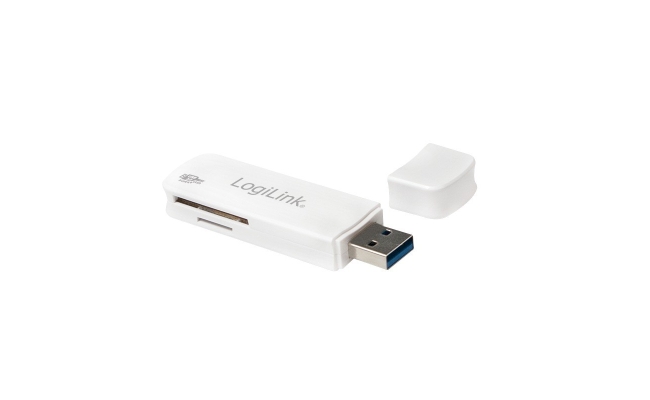 Cititor carduri LOGILINK CR0034A USB 3.0 alb - transfer rapid de date pentru...