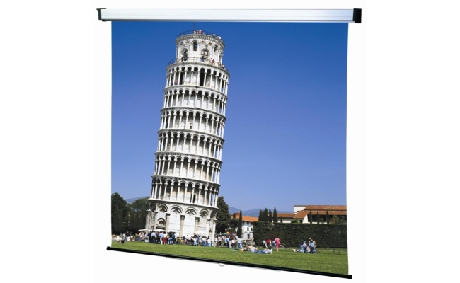 Ecran de proiectie Sopar New Spring, manual, perete, 155cm x 160cm, format...