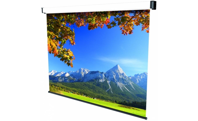 Ecran de proiectie Sopar New Spring, manual, perete, 220cm x 200cm, format...