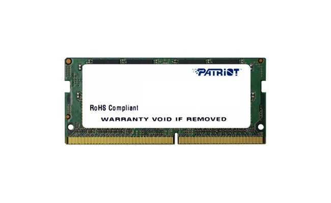 Memorie RAM notebook Patriot, SODIMM, DDR4, 4GB, CL17, 2400Mhz