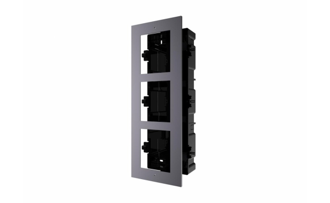 Panou frontal pentru 3 module videointerfon modular Hikvision DS-KD-ACF3;...