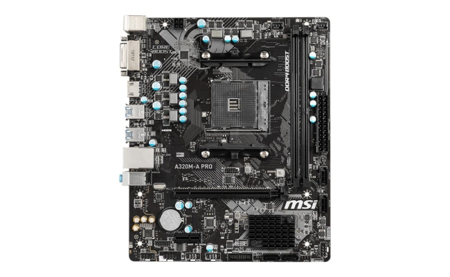 Placa de baza MSI A320M-A PRO, Socket AM4