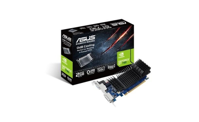 Placa video ASUS GeForce GT 730 Silent, 2GB GDDR5, 64-bit