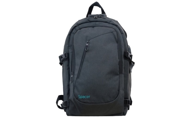 Rucsac Spacer SPB-DUKE-GRAY, 15.6", waterproof,  poliester, gri
