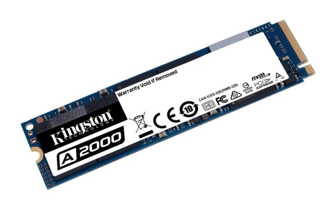 SSD KINGSTON, A2000, 250 GB, M.2, PCIe Gen3.0 x4, 3D Nand, R/W: 2000/1100...
