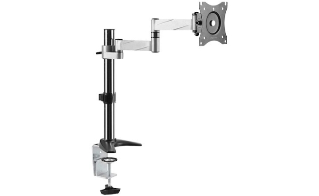 Suport de birou Logilink BP0076, pt 1 TV/monitor plat, argintiu