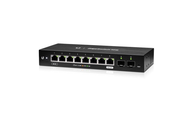 Switch Ubiquiti EdgeSwitch ES-10X, 8 port, 10/100/1000 Mbps