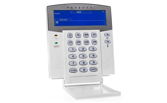 Tastatura Led Icon Paradox, K35, cablata  pentru 32 de zona si 2 partitii