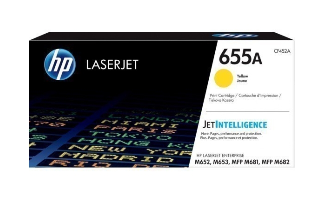 Toner Original HP Yellow, nr.655A, pentru Color LaserJet M652|M653|M681|M682,...