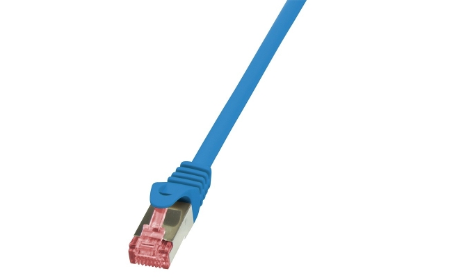 Cablu Patch Cord S/FTP LOGILINK Cat6, LSZH, Cupru, 10m, Albastru, AWG27,...