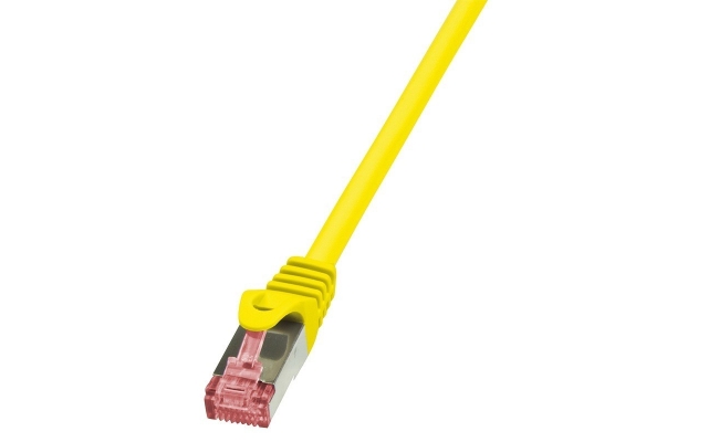 Cablu Patch Cord S/FTP LogiLink Cat6, LSZH, cupru, 1m, galben, AWG27, dublu...