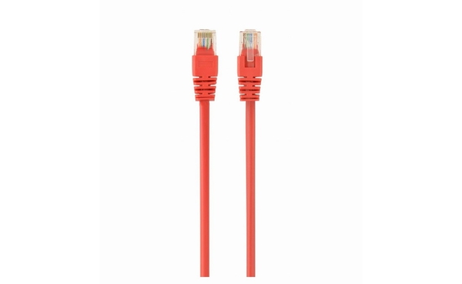 Cablu Patch UTP SPACER Cat5e, 7.5m, Rosu, AWG26 (SP-PT-CAT5-7.5M-R)