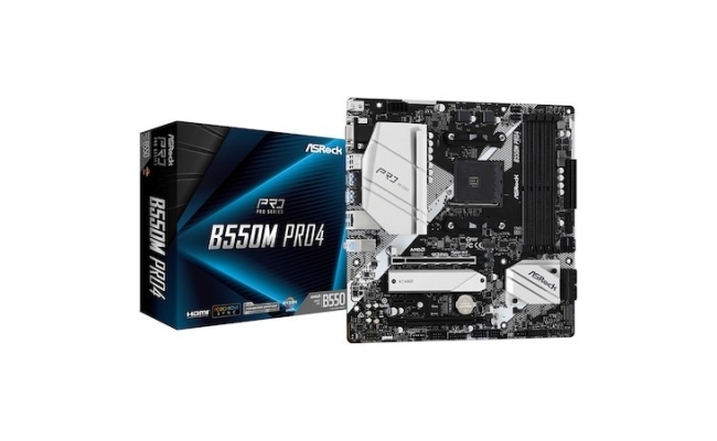 Placa de baza ASRock B550M PRO4, Socket AM4
