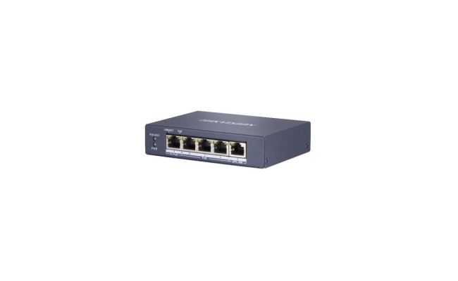 Switch Hikvision DS-3E0505HP-E, 5-port, fara management
