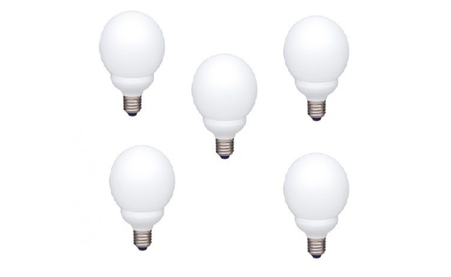 Bec fluorescent Panasonic 18W E27 Oval Alb Rece EFG18E65HD-5