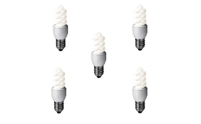 Bec fluorescent Panasonic 8W E27 Alb Rece Spirala EFD8E65HD-5