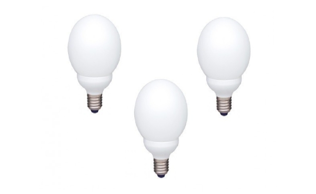 Bec fluorescent Panasonic EFG18E27HD-3, 18W, Alb Cald, Sferic, E27, 220-230V