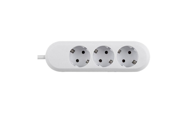 Prelungitor Bachmann SMART 3xCEE7/3, fara intrerupator, lungime cablu 3m,...