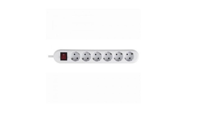 Prelungitor Bachmann SMART 6xCEE7/3 PC, cu intrerupator, lungime cablu 1.5m,...