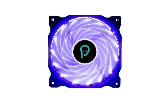 Ventilator Spacer PC SPFC-120-3P-BL, lumina albastra