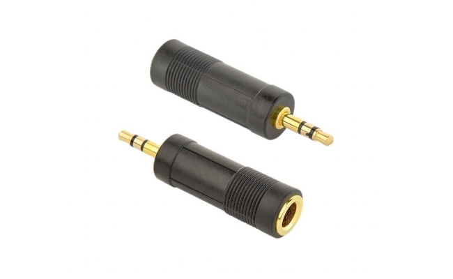 Adaptor Audio Stereo Gembird A-6.35F-3.5M, negru