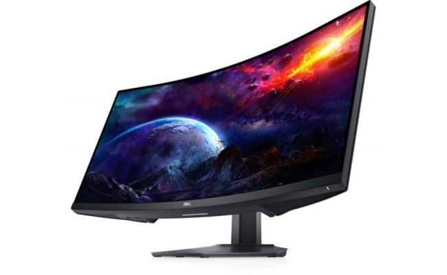 Monitor LED Gaming Dell S3422DWG, 34", WQHD VA, 1ms, Negru