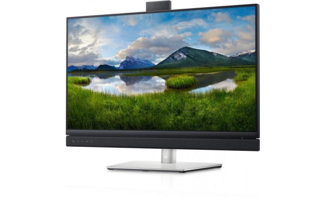 Monitor Videoconferinta LED IPS Dell C2722DE, 27'', 5ms, QHD, Camera Web,...