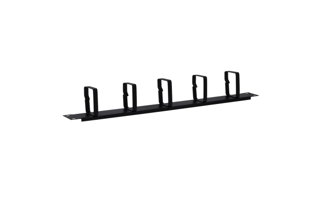 PANOU gestionare cabluri SPACER, tip masca orizontala, 19 inch, 1U, negru,...