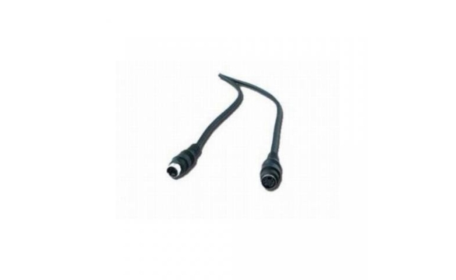 Cablu Video Gembird CCV-513, Adaptor S-Video (T) la S-Video (M), 1.8m, Negru
