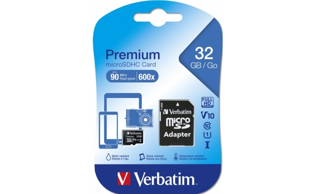 Card de memorie Verbatim Premium MicroSDHC 32GB C10 (44083)