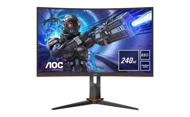 Monitor Gaming Curbat WLED VA AOC C27G2ZE/BK, 27", Full HD, 0.55ms, negru