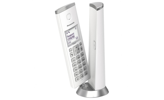 Telefon Dect Panasonic KX-TGK210FXW, Caller ID, Agenda 50 de contacte, Alb