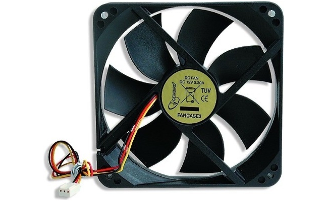 Ventilator Gembird PC FANCASE3, 120x120x25 mm