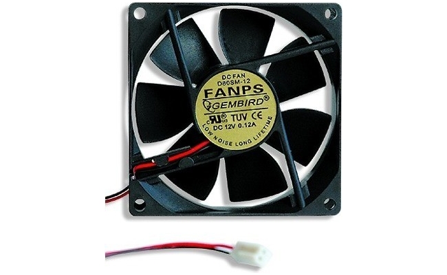 VENTILATOR GEMBIRD, pt sursa PC, 80 mm, 2000 rpm, "FANPS"