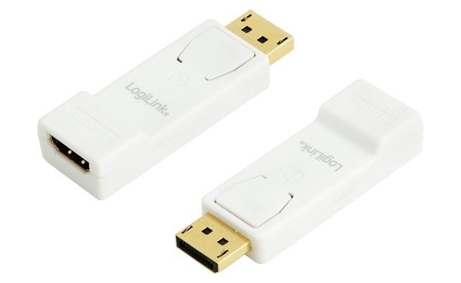 ADAPTOR video LOGILINK, DisplayPort (T) la HDMI (M), conectori auriti,...