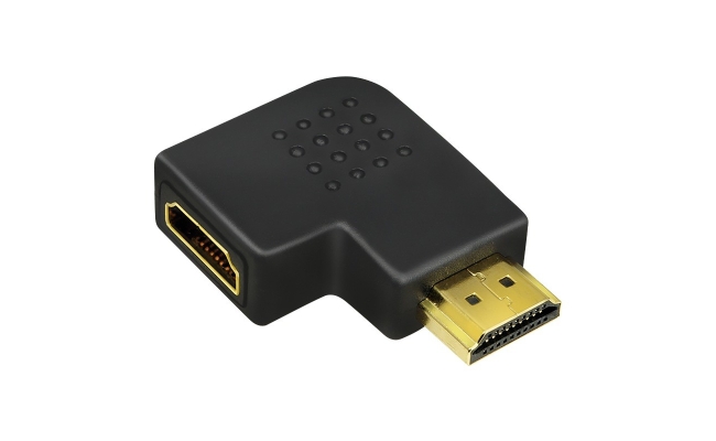 Adaptor Video LogiLink AH0008 HDMI (Tata) la HDMI (Mama) in Unghi de 90 de Grade