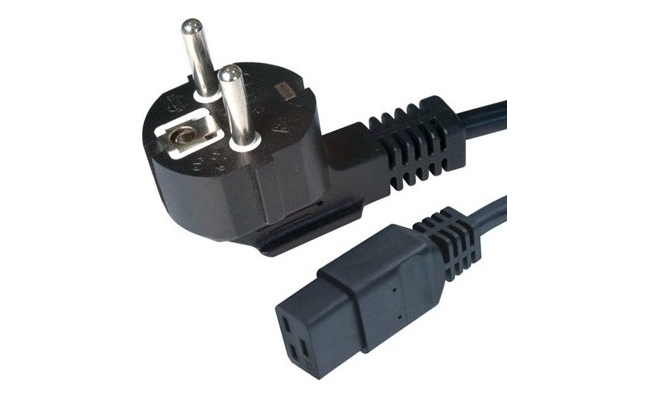Cablu alimentare GEMBIRD 1.8m, intrare Shucko, iesire C19, 16A, negru...