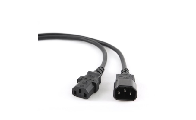 Cablu alimentare GEMBIRD prelungitor, 3m, intrare C13, iesire C14, 16A, negru...
