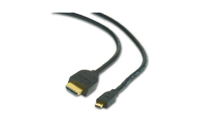 Cablu Video Gembird CC-HDMID-6, Adaptor HDMI (T) la Micro-HDMI (T), 1.8m,...
