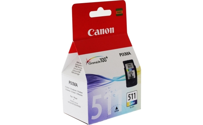 Cartus cerneala Canon CL-511, color, capacitate 9ml / 245 pagini, pentru...