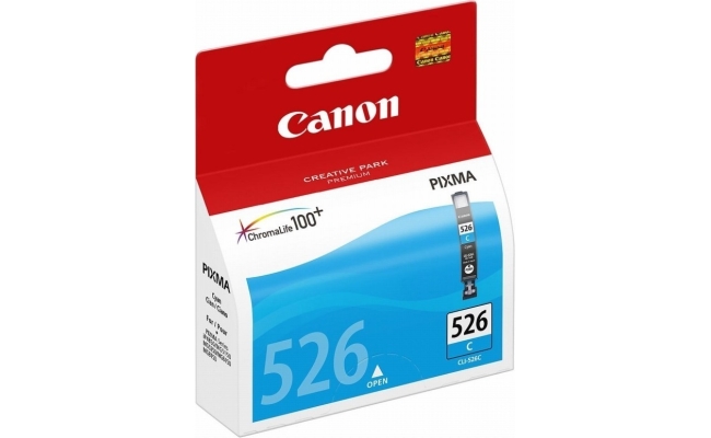 Cartus cerneala Canon CLI-526C, cyan, pentru Canon Pixma IP4850, Pixma...