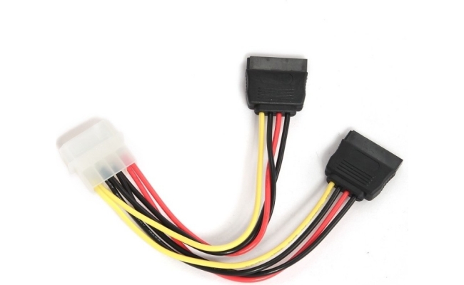 Cablu alimentare Gembird CC-SATA-PSY-0.3M - Molex la 2 x S-ATA, 30cm