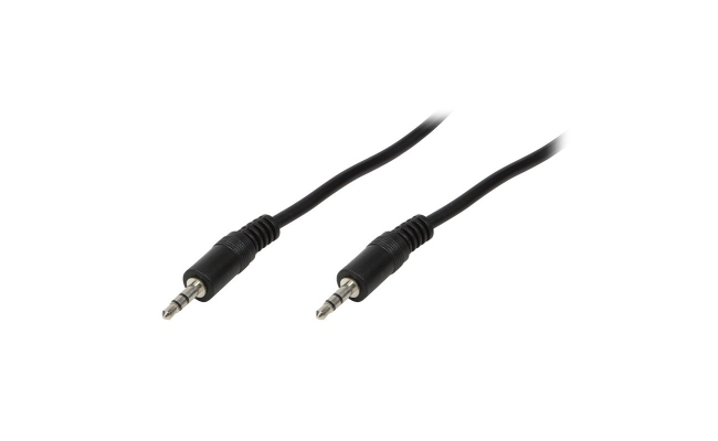 Cablu Audio Stereo LogiLink CA1050 - 2m, Jack 3.5mm, Negru