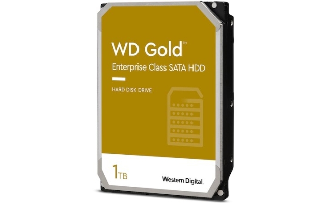 HDD WD Gold 1TB, 7200RPM, 128MB cache, SATA III (WD1005FBYZ)