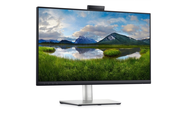 Monitor LED IPS Dell 23.8'' C2423H, Full HD, 60 Hz, Webcam, Negru
