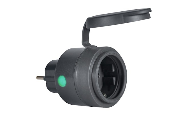Priza inteligenta de exterior Ledvance Smart+ Wi-Fi, 16A, IP44 (4058075570979)
