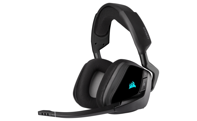 Casti Gaming Corsair Void RGB Elite Wireless, Negru Carbon (CA-9011201-EU)