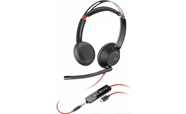 Casti Plantronics  Blackwire C5220, USB-C, Negru 207586-201