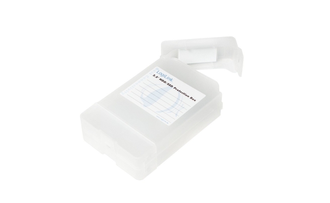 Husa Logilink UA0277, pentru HDD, rezistenta la apa, alb
